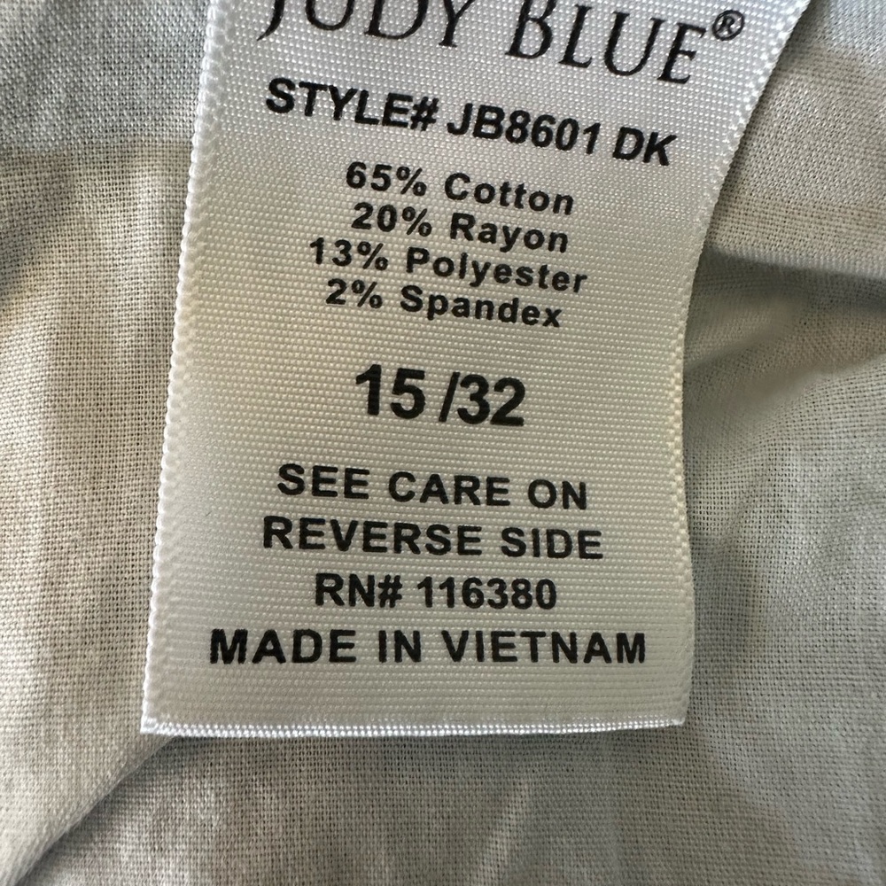 Judy blue women’s 15/32 straight fit denim jeans - Picture 6 of 9